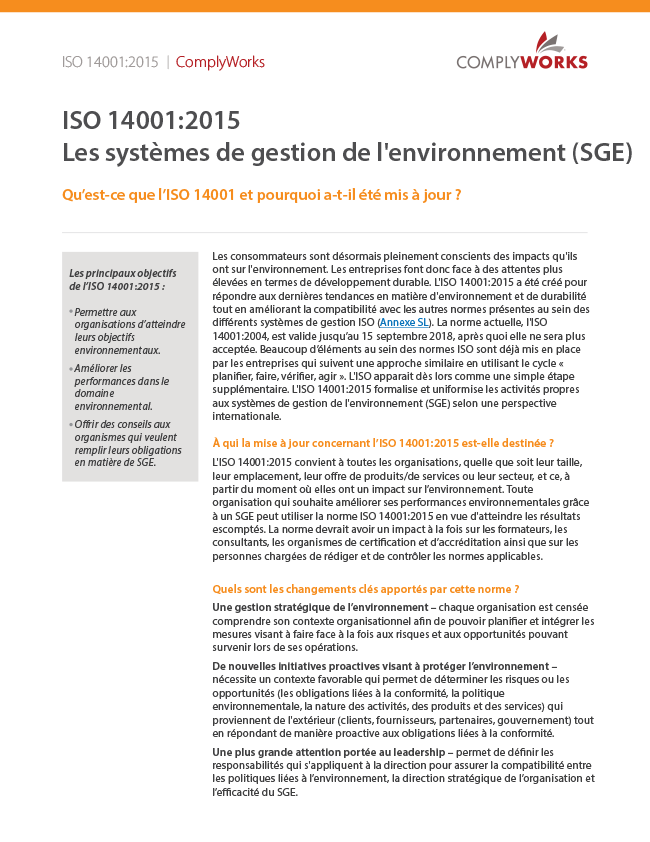 ISO 14001 White Paper
