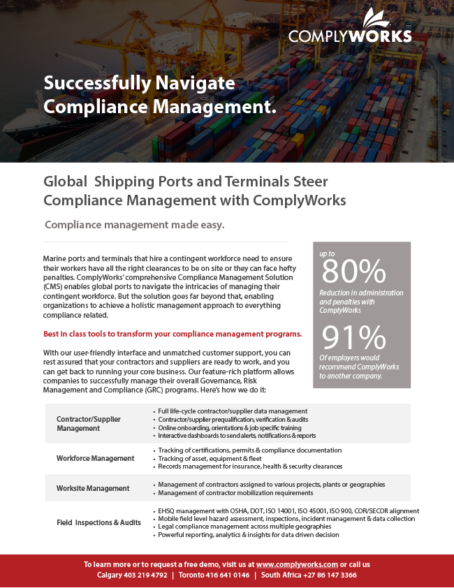 Image of ComplyWorks' Successfully Navigate Compliance Management document
