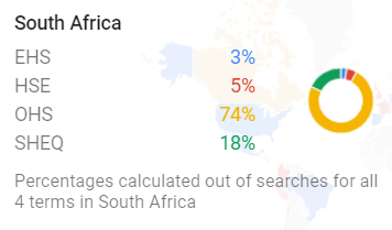 Google Trends South Africa Map